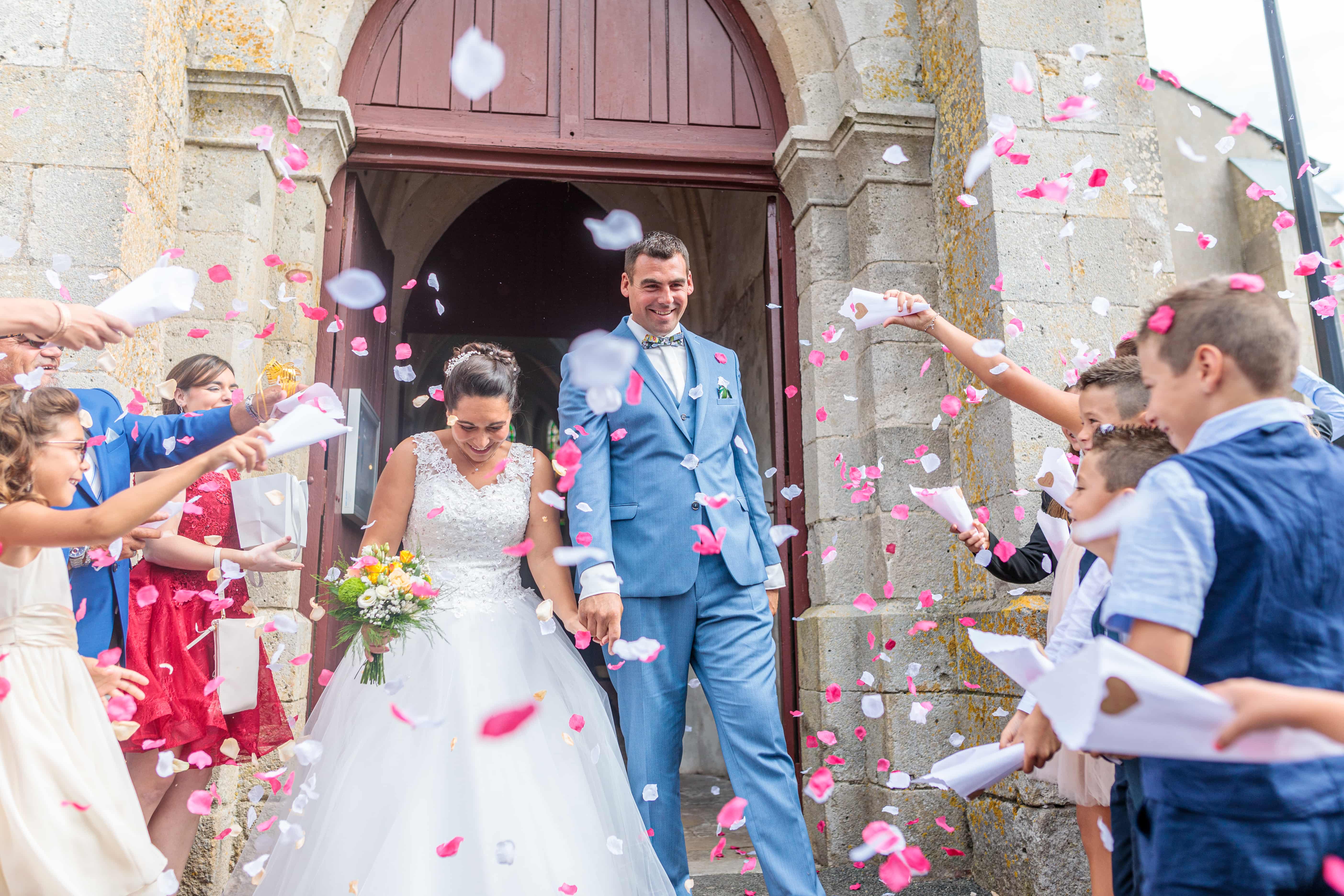 Sortie église mariage Sortie église mariage